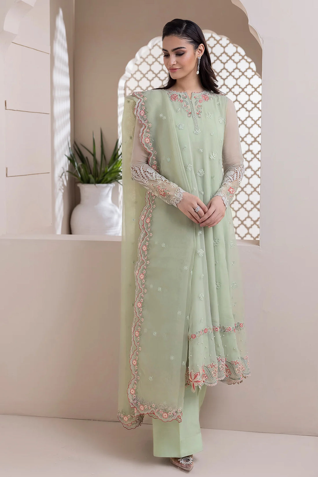 Baroque | Formals Collection | UF-418 - Khanumjan  Pakistani Clothes and Designer Dresses in UK, USA