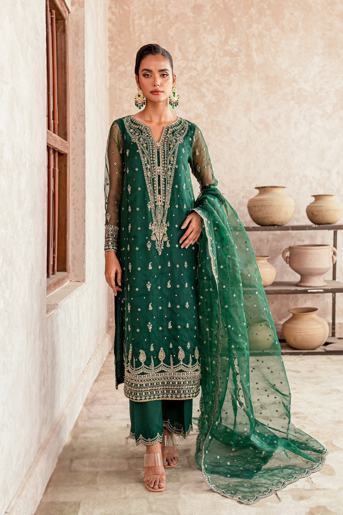 Batik | Desire Formal Dresses | Pine Green - Khanumjan  Pakistani Clothes and Designer Dresses in UK, USA