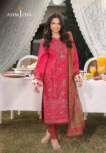 Asim Jofa | Summer Rhapsody | AJUBU-06 Embroidered Jacquard