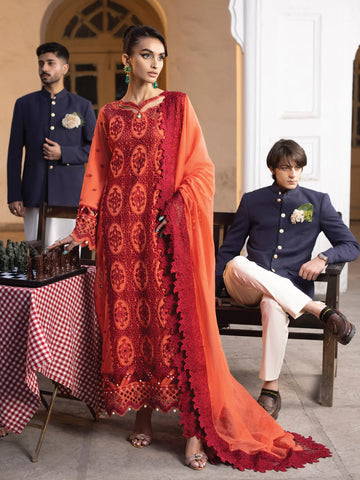 Faiza Faisal | Maya Luxury Lawn | Paula - Khanumjan Pakistani Clothes and Designer Dresses in UK, USA