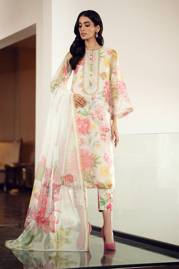 Baroque | Luxury Pret 24 | COTTON PATTI UF-510 - Khanumjan Pakistani Clothes and Designer Dresses in UK, USA