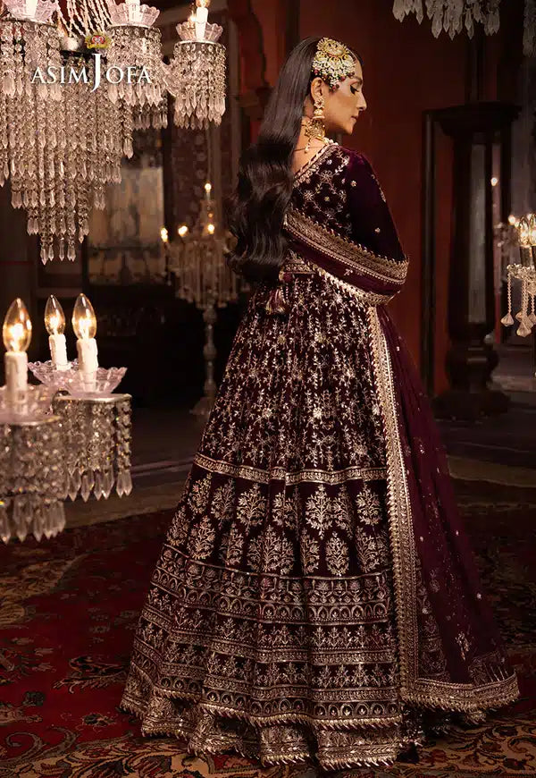 Asim Jofa | Makhmal Wedding Velvet 23 | AJMM-11 - Khanumjan  Pakistani Clothes and Designer Dresses in UK, USA