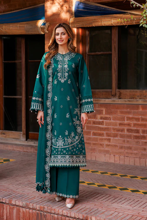 Farasha | Kaavish Lawn 24 | TEAL GARLAND - Khanumjan  Pakistani Clothes and Designer Dresses in UK, USA