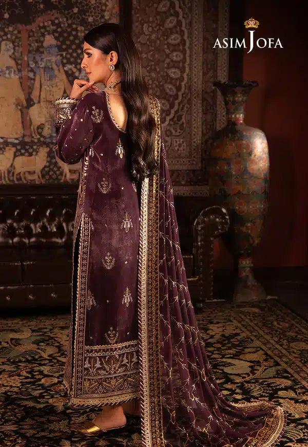 Asim Jofa | Makhmal Wedding Velvet 23 | AJMM-06 - Khanumjan  Pakistani Clothes and Designer Dresses in UK, USA