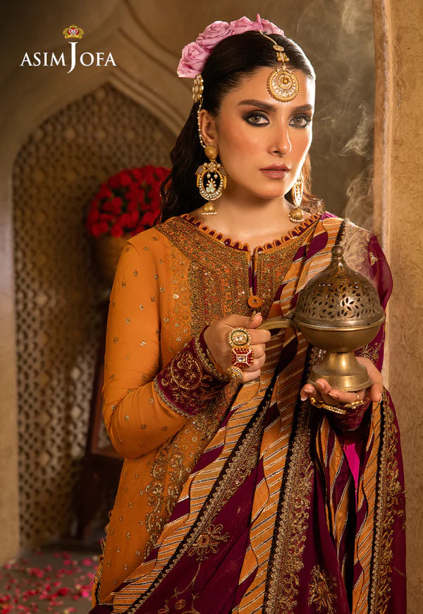 Asim Jofa | Velvet Festive 23 | AJVF-07 - Khanumjan  Pakistani Clothes and Designer Dresses in UK, USA