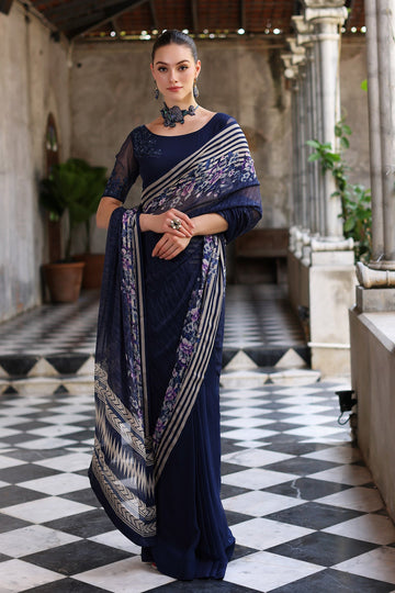 Chinyere | Formal Wedding Exclusive | DESERT ROSE S SARI (AA5355)