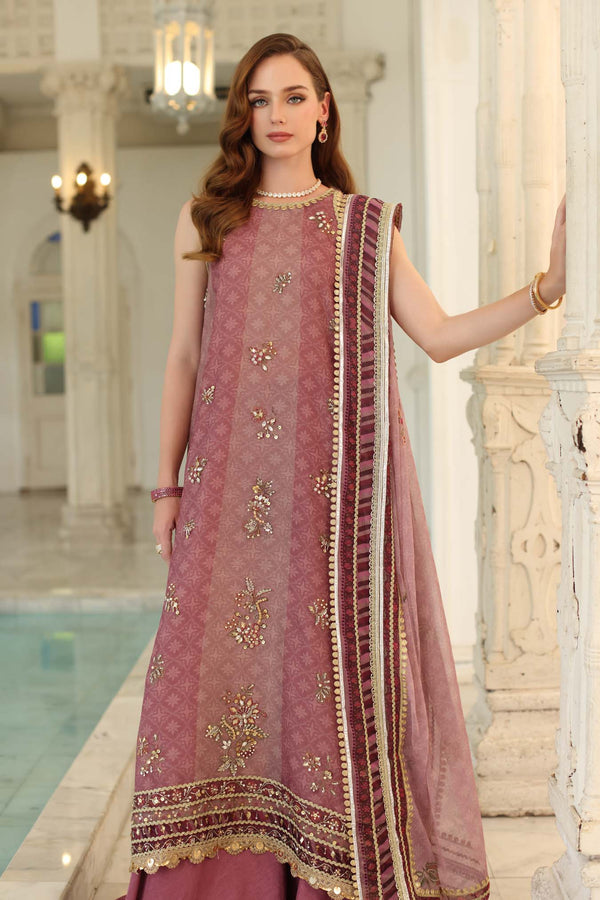 Noor by Saadia Asad | Festive 25 | D6 - Rose Pink