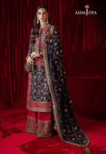 Asim Jofa | Bekhudi Luxury Chiffon 23 | AJBK-02 - Khanumjan Pakistani Clothes and Designer Dresses in UK, USA