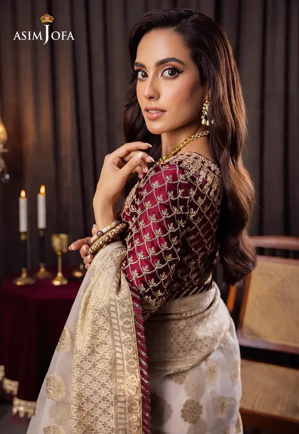 Asim Jofa | Bekhudi Luxury Chiffon  23 | AJBK-04 - Khanumjan  Pakistani Clothes and Designer Dresses in UK, USA