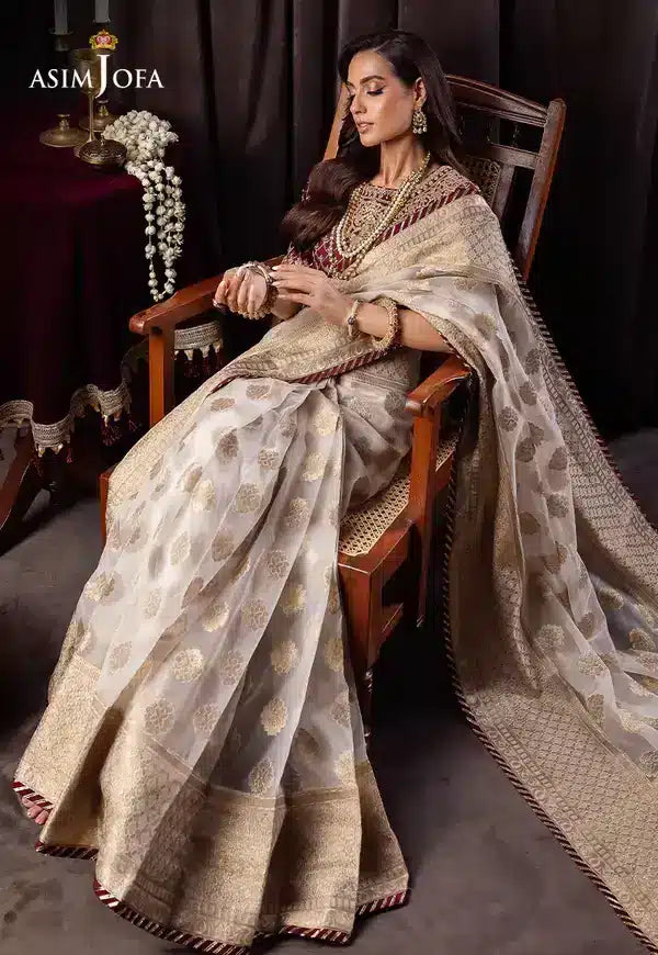 Asim Jofa | Bekhudi Luxury Chiffon  23 | AJBK-04 - Khanumjan  Pakistani Clothes and Designer Dresses in UK, USA