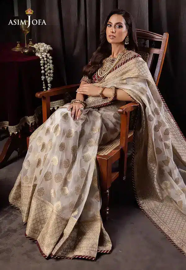 Asim Jofa | Bekhudi Luxury Chiffon  23 | AJBK-04 - Khanumjan  Pakistani Clothes and Designer Dresses in UK, USA