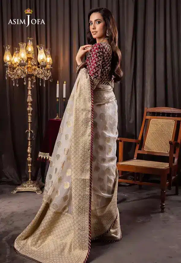 Asim Jofa | Bekhudi Luxury Chiffon  23 | AJBK-04 - Khanumjan  Pakistani Clothes and Designer Dresses in UK, USA