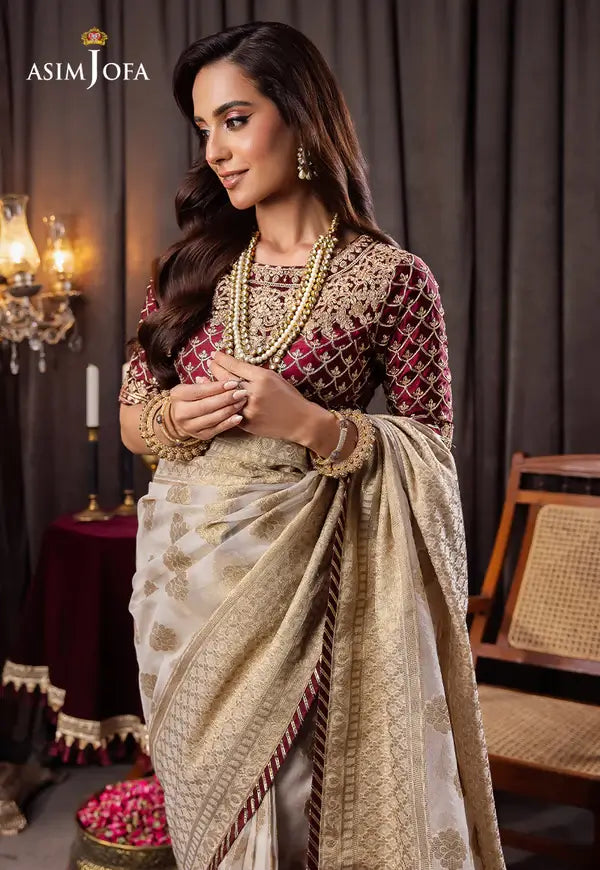 Asim Jofa | Bekhudi Luxury Chiffon  23 | AJBK-04 - Khanumjan  Pakistani Clothes and Designer Dresses in UK, USA