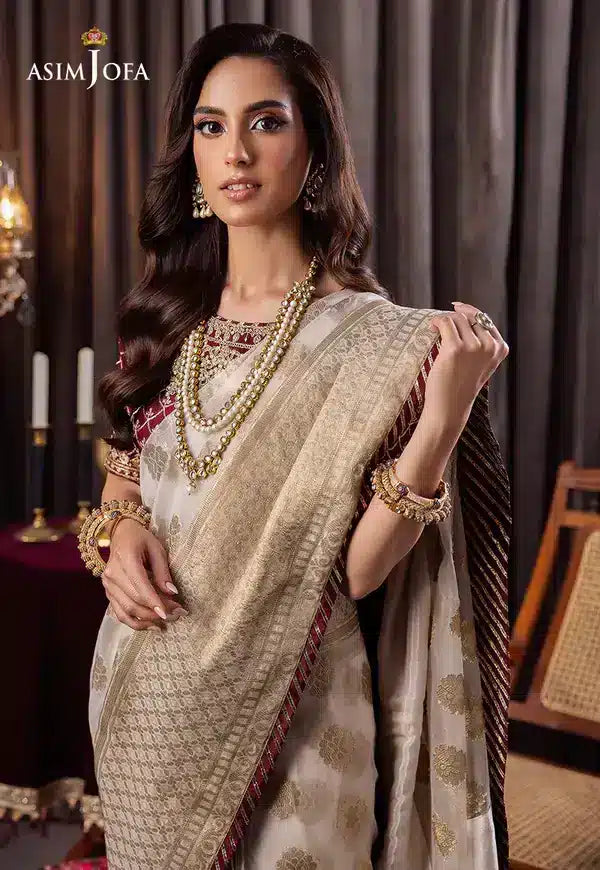 Asim Jofa | Bekhudi Luxury Chiffon  23 | AJBK-04 - Khanumjan  Pakistani Clothes and Designer Dresses in UK, USA