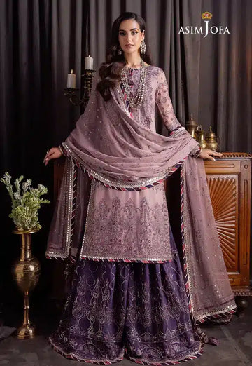Asim Jofa | Bekhudi Luxury Chiffon 23 | AJBK-04 - Khanumjan Pakistani Clothes and Designer Dresses in UK, USA