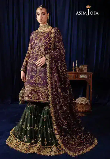 Asim Jofa | Bekhudi Luxury Chiffon 23 | AJBK-07 - Khanumjan Pakistani Clothes and Designer Dresses in UK, USA