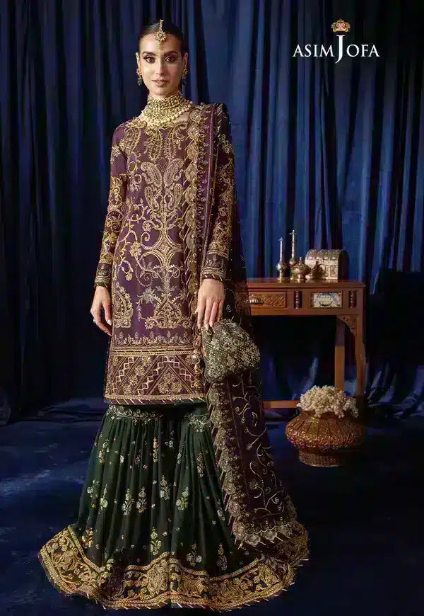 Asim Jofa | Bekhudi Luxury Chiffon  23 | AJBK-07 - Khanumjan  Pakistani Clothes and Designer Dresses in UK, USA