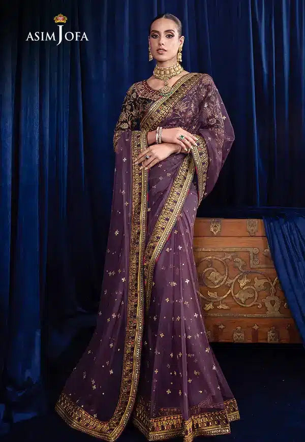 Asim Jofa | Bekhudi Luxury Chiffon  23 | AJBK-08 - Khanumjan  Pakistani Clothes and Designer Dresses in UK, USA