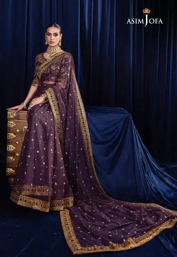 Asim Jofa | Bekhudi Luxury Chiffon  23 | AJBK-08 - Khanumjan  Pakistani Clothes and Designer Dresses in UK, USA