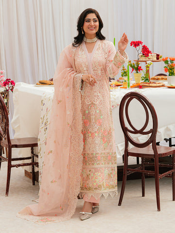 Mahnur | Allenura Luxury Lawn 24 | AZURE - Khanumjan Pakistani Clothes and Designer Dresses in UK, USA