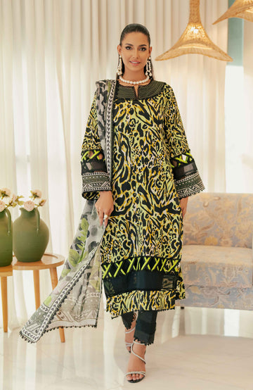 Al Zohaib | Sun Shine Bloom Cotton Silk | SCS-24-10