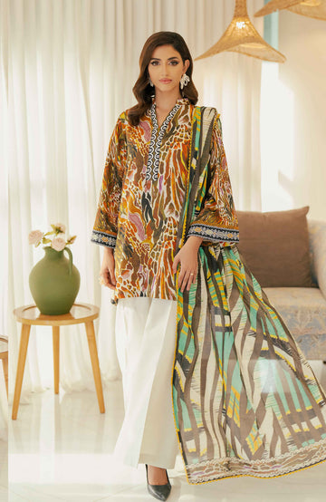 Al Zohaib | Sun Shine Bloom Cotton Silk | SCS-24-01