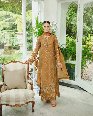 Maryum n Maria | Freesia Ariya Formals | SW23-508 - Dijon - Mahin - Khanumjan Pakistani Clothes and Designer Dresses in UK, USA