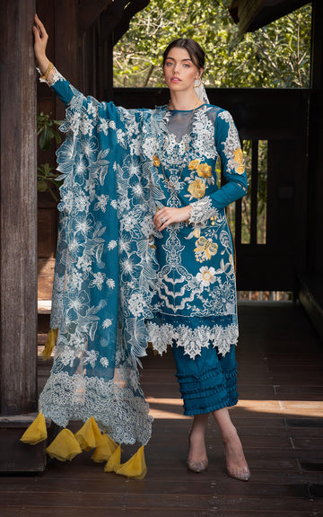 Asifa and Nabeel | Rosemary Ruffles 24 | Flora - Khanumjan Pakistani Clothes and Designer Dresses in UK, USA