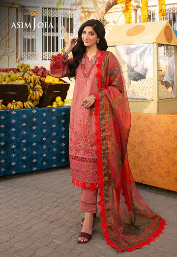 Asim Jofa | Aira Summer Prints | AJAR-35 - Khanumjan Pakistani Clothes and Designer Dresses in UK, USA