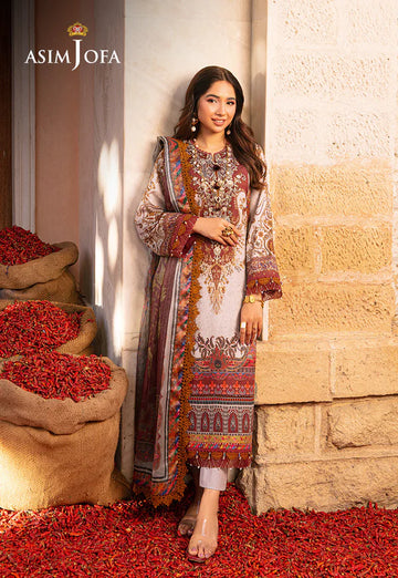 Asim Jofa | Aira Summer Prints | AJAR 06 - Khanumjan Pakistani Clothes and Designer Dresses in UK, USA