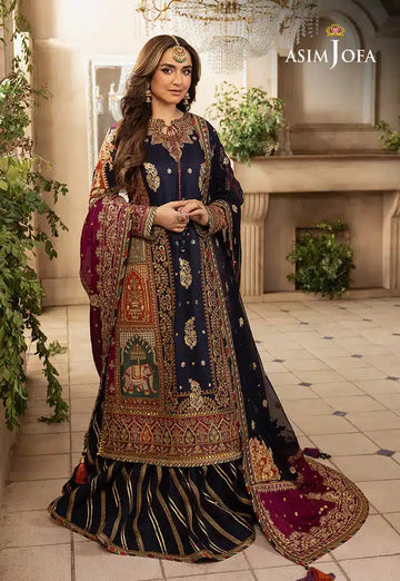 Asim Jofa | Khwab e Naubahar 23 | AJNB-08 - Khanumjan Pakistani Clothes and Designer Dresses in UK, USA