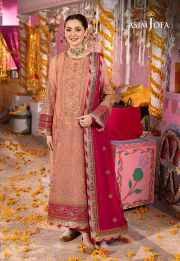 Asim Jofa | Dastaan Collection 24 | AJDA-30 - Khanumjan Pakistani Clothes and Designer Dresses in UK, USA