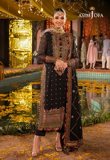 Asim Jofa | Dastaan Collection 24 | AJDA-02 - Khanumjan Pakistani Clothes and Designer Dresses in UK, USA