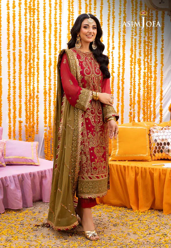 Asim Jofa | Dastaan Collection 24 | AJDA-29 - Khanumjan  Pakistani Clothes and Designer Dresses in UK, USA