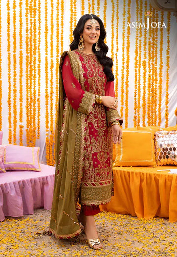 Asim Jofa | Dastaan Collection 24 | AJDA-29 - Khanumjan Pakistani Clothes and Designer Dresses in UK, USA