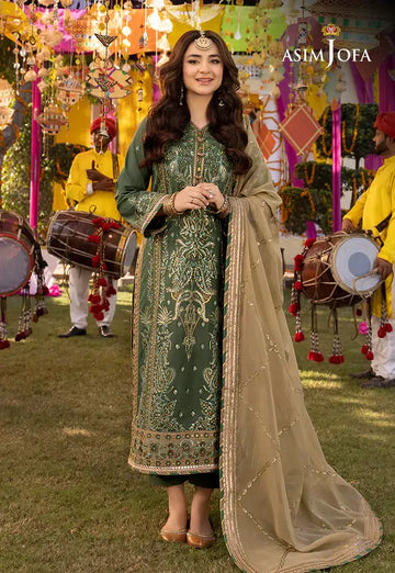 Asim Jofa | Dastaan Collection 24 | AJDA-26 - Khanumjan Pakistani Clothes and Designer Dresses in UK, USA