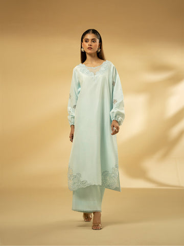 Fozia Khalid | Eid Edit 24 | Celestial Serenity - Khanumjan Pakistani Clothes and Designer Dresses in UK, USA