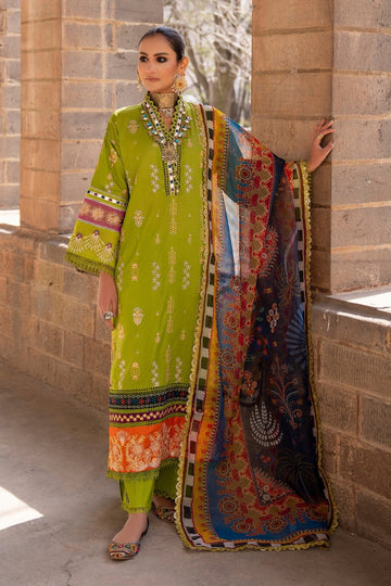 Ittehad | Hussan e Jahan Lawn | SUBLIMATION DUPATTA - Khanumjan Pakistani Clothes and Designer Dresses in UK, USA