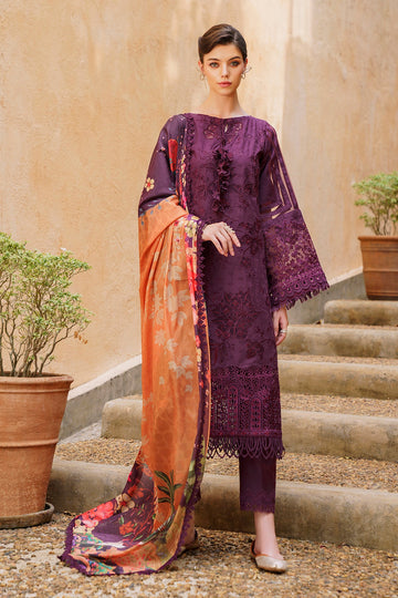 Baroque | Swiss Lawn 24 | SL12-D04 - Khanumjan Pakistani Clothes and Designer Dresses in UK, USA