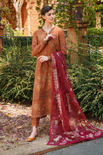 Baroque | Swiss Lawn 24 | SL12-D08 - Khanumjan Pakistani Clothes and Designer Dresses in UK, USA