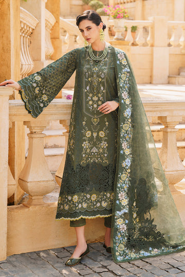 Baroque | Swiss Lawn 24 | SL12-D10 - Khanumjan Pakistani Clothes and Designer Dresses in UK, USA