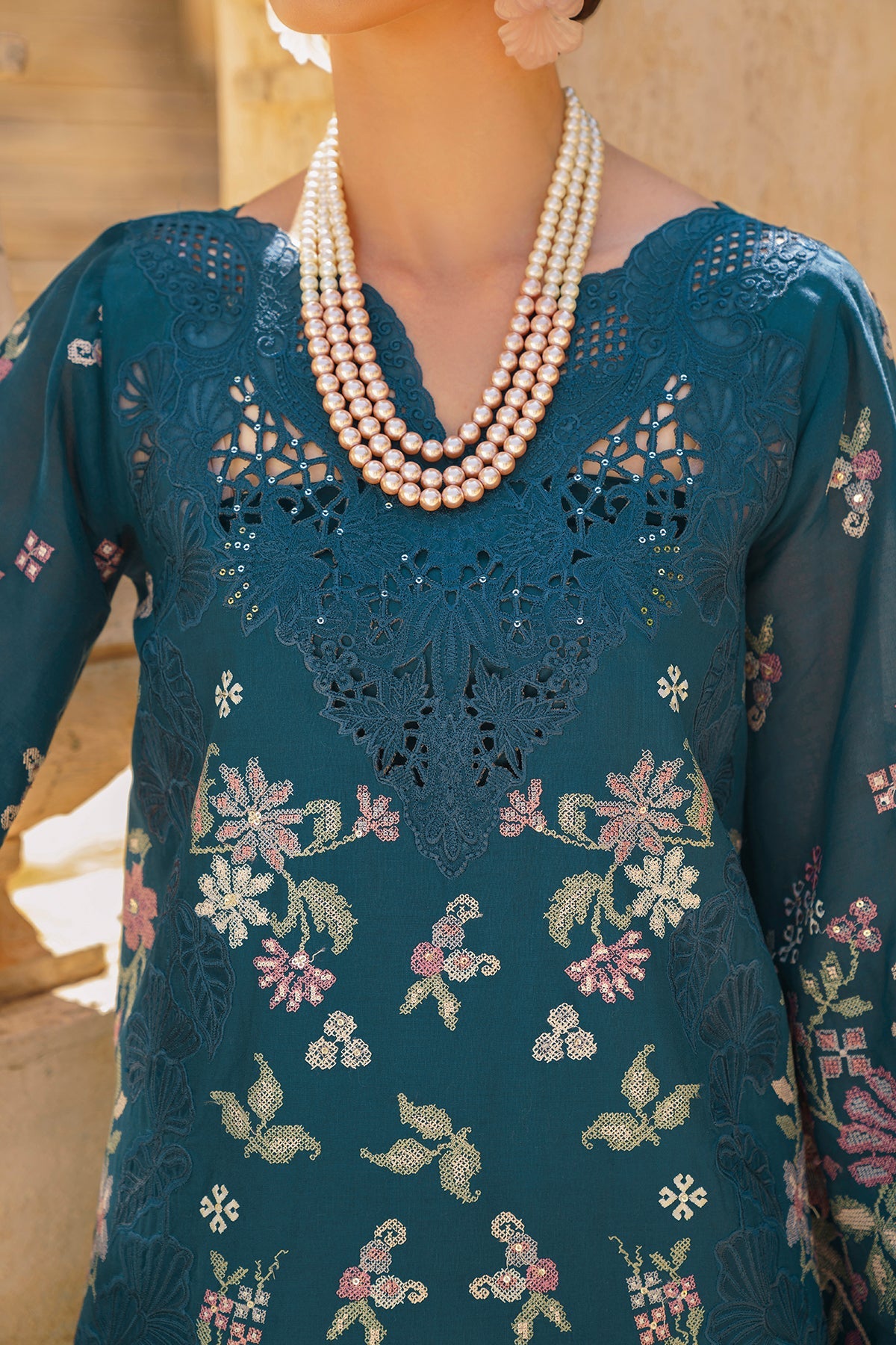 Baroque | Swiss Lawn 24 | SL12-D02 - Khanumjan  Pakistani Clothes and Designer Dresses in UK, USA