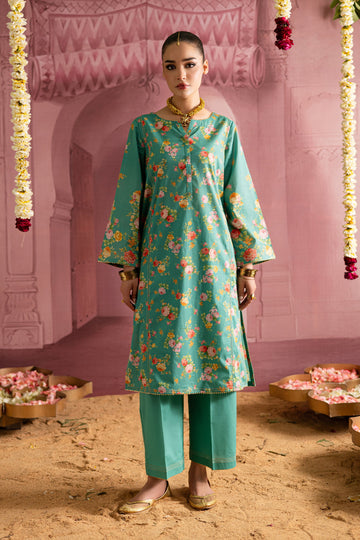 Batik | Chargbagh | Aquamarine