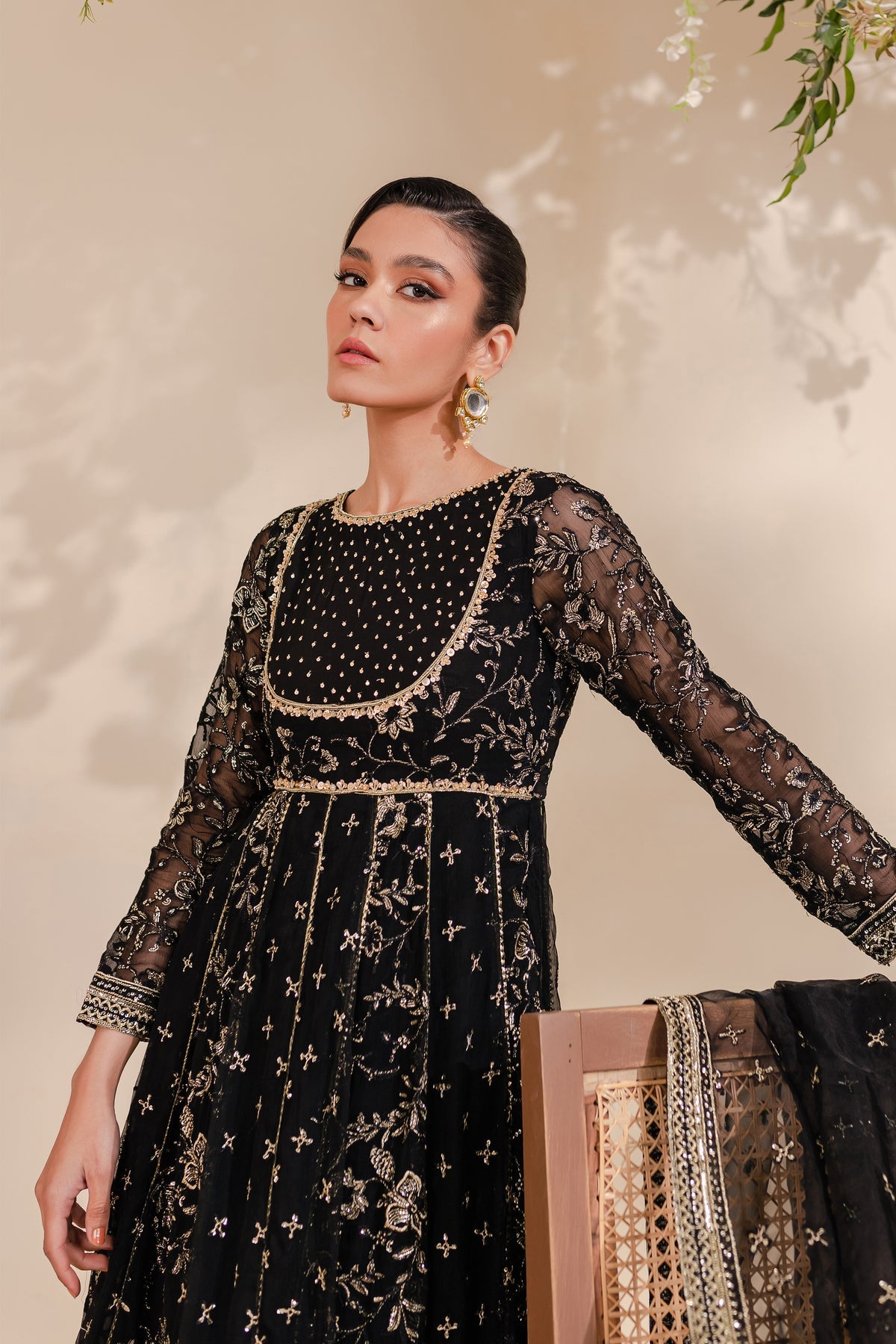 Batik | Desire Formal Dresses | Black Frock - Khanumjan  Pakistani Clothes and Designer Dresses in UK, USA