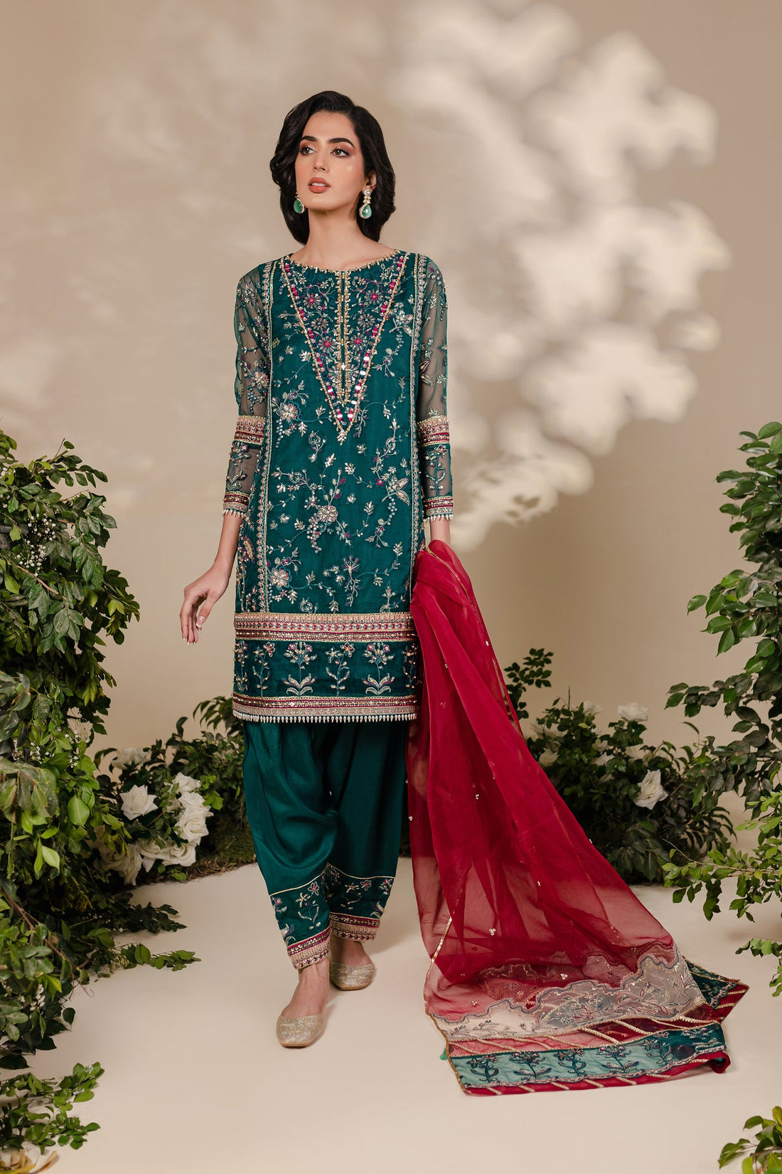 Batik | Desire Formal Dresses | Teal Nousha - Khanumjan  Pakistani Clothes and Designer Dresses in UK, USA
