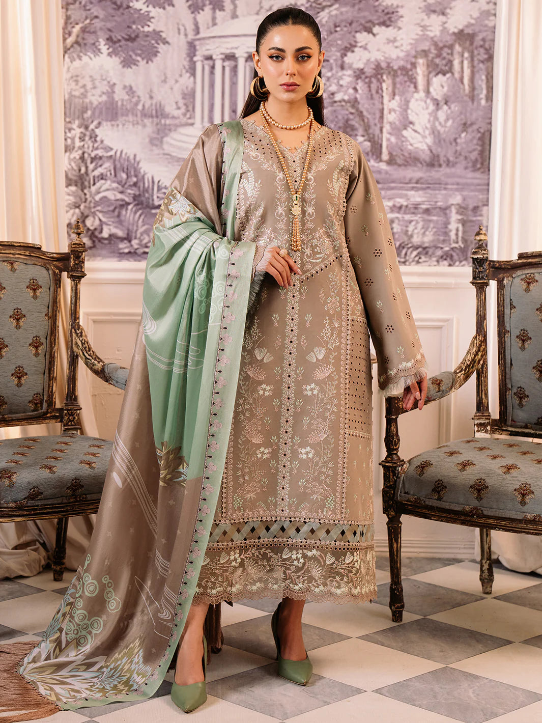 Bin Ilyas | La Hira Spring Summer 24 | 203-A - Khanumjan  Pakistani Clothes and Designer Dresses in UK, USA
