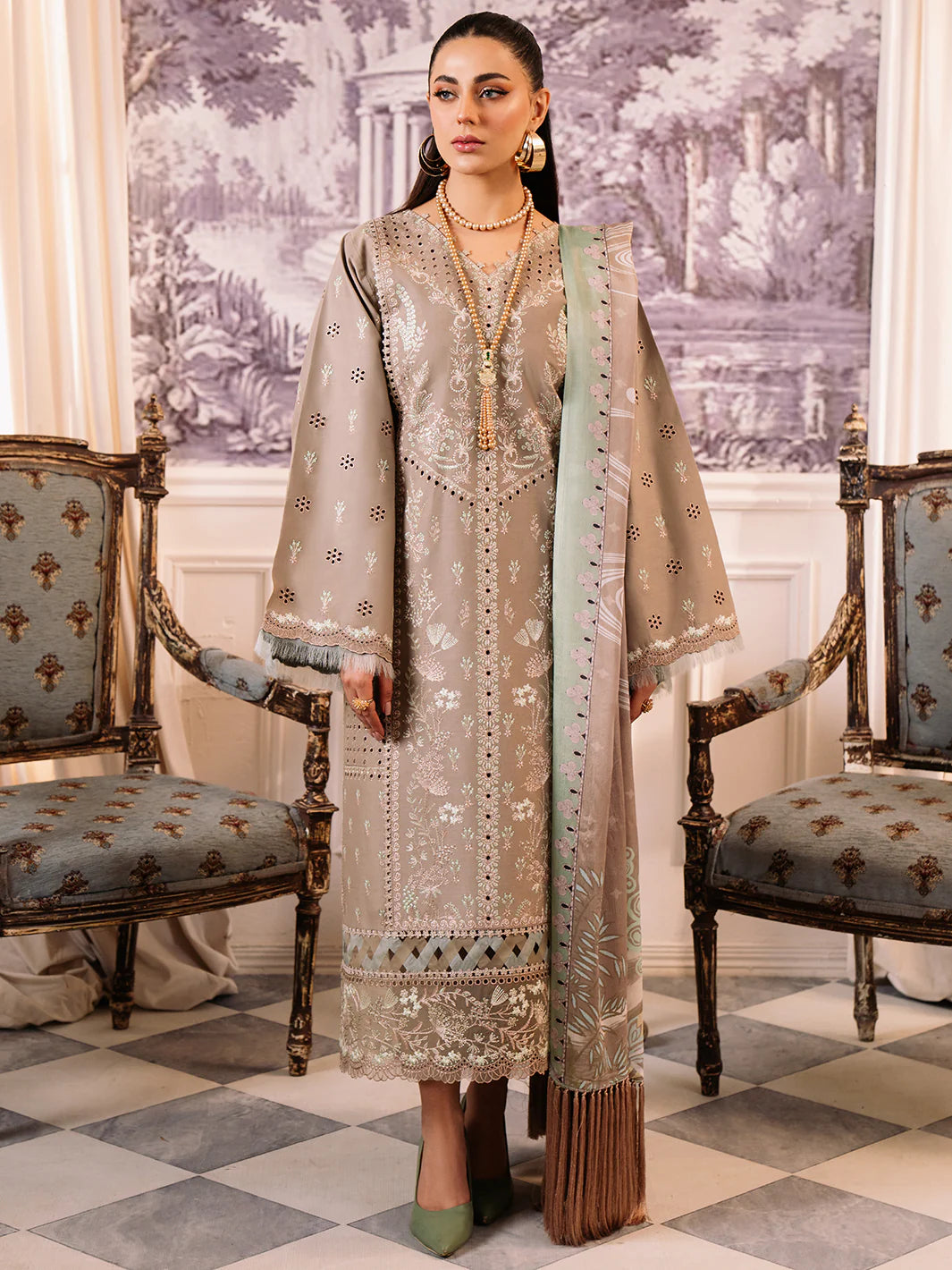 Bin Ilyas | La Hira Spring Summer 24 | 203-A - Khanumjan  Pakistani Clothes and Designer Dresses in UK, USA