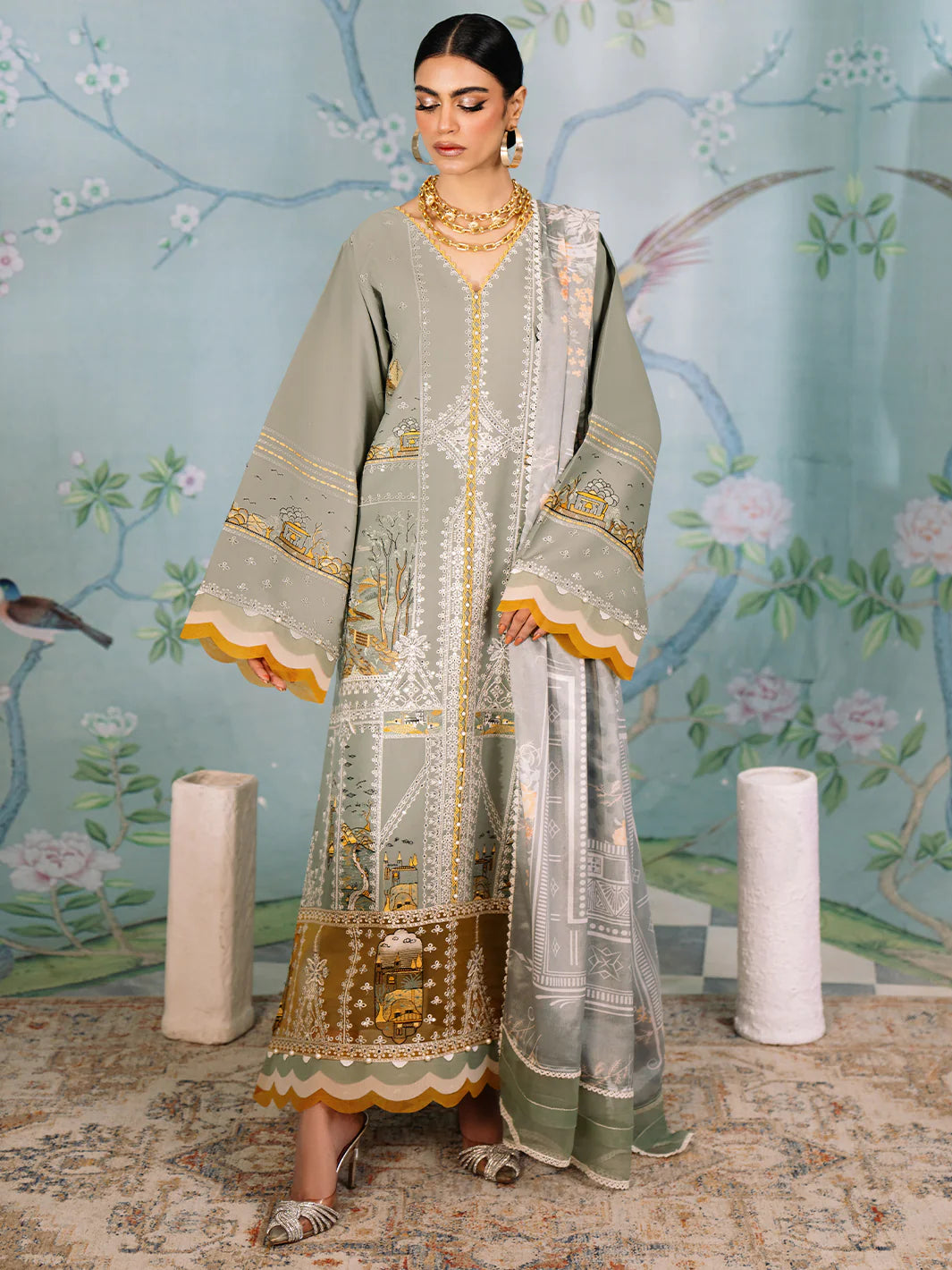 Bin Ilyas | La Hira Spring Summer 24 | 206-A - Khanumjan  Pakistani Clothes and Designer Dresses in UK, USA