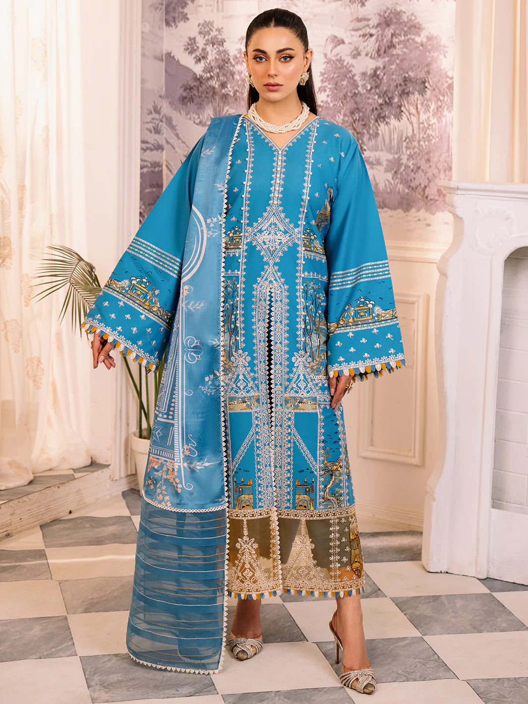 Bin Ilyas | La Hira Spring Summer 24 | 206-B - Khanumjan  Pakistani Clothes and Designer Dresses in UK, USA