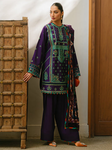 Bin Ilyas | Olivia Embroidered Winter 24 | 524 - B